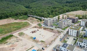 Luftbild vom Baufeld Grüne Höfe 2 in Castelnau-Mattheis in Trier